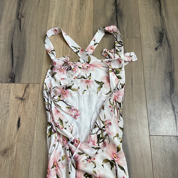 NEW Sofia The Label Forever Slip Midi Long Dress White Magnolia Size AU 8 US 4 - Picture 9 of 10
